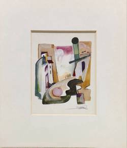 Abstract Lithograph Print III📢
