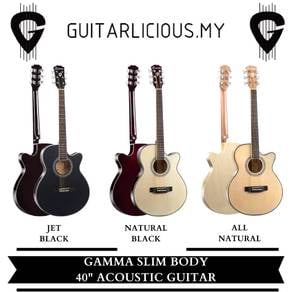 Gamma 40" Slim Body Acoustic Guitar