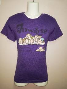 T-Shirt Cartoon Disney 7 DWARFS 60/40 Like New