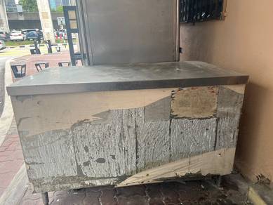 Stainless steel Meja 137cm x 76cm