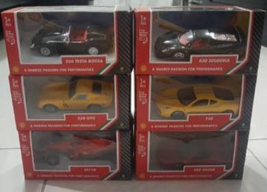 6 set ferrari car