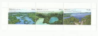 Mint Setenant Sheet Lakes In Malaysia 2024