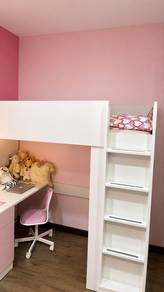 Ikea Smastad Loft Bed with Study Table & Closet