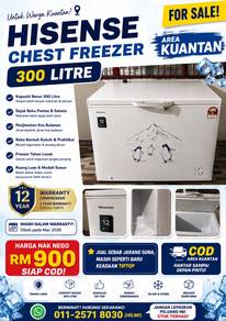 Hisense Chest Freezer 300 Litre ❄️ (Nego)