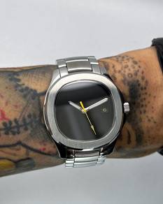 Custom Seiko Mod 40mm Silver Sterile Black Aquanau