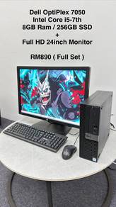 Desktop PC Combo Set  + Monitor 24in Full HD Best