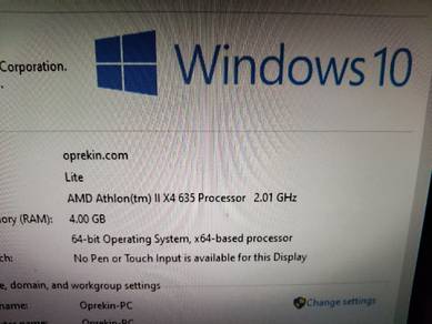 4 core AMD computer 