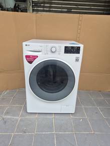 LG front load hot washer washing machine 8-kgs