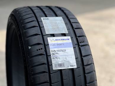 Tayar Baru 225 40 18 Michelin Pilot Sport 5 2025