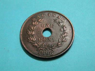 One Cent C. Brooke Sarawak 1896-H [Kod : A6189]