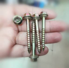 Screw zinc ( kayu ) 2" - 100pcs / skru atap