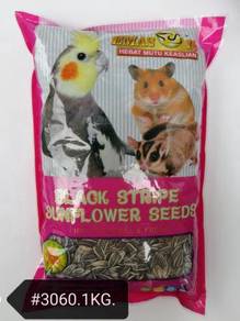 Emas10 Sunflower Seed 1kg Hamster Bird Suga Glider