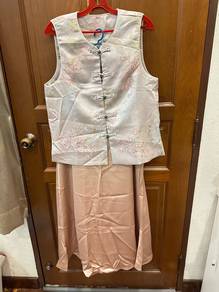 NEW Chinese Traditional Luxury Vest + Skirt set