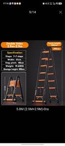 Tangga telescopic 5.8m