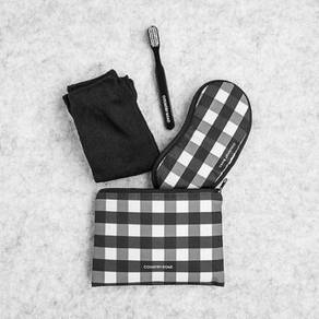 Qantas Business Class Eye Mask Amenity Bag