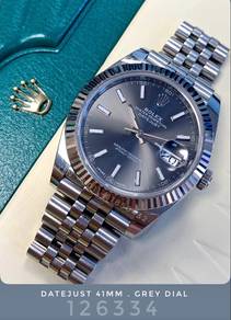 Rolex Datejust 41mm Grey jubilee 126334 2022 year