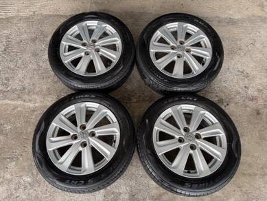 Rim original vios ncp150 saiz 15 inch tayar toyo