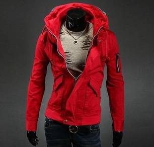 P9197 Red Army Military Coat Hiking Sweater Jacket