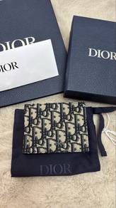 Authentic Dior Wallet Oblique Beige Money Clip