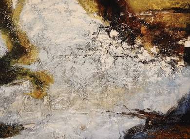 Organic Depths – Textured Oil Painting