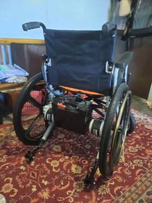 LONGMASTER Electric Foldable Wheelchair 