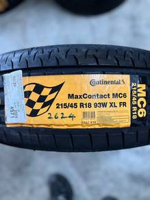 215 45 18 Conti MC6 Tayar Baru +AA +TCP
