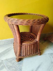 Rattan Round Coffee Table