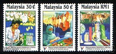 Mint Stamp 100 Years Veterinary Malaysia 1994