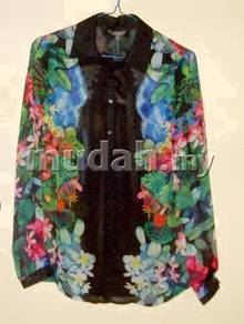 Katies (Aust.Label) Floral Chiffon Blouse with Tag