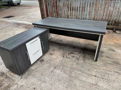 [Set] Mobile Cabinet + 6ft Meja Table Writing
