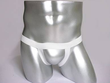 UM631-2 Sexy White Jockstraps Men's Underwear