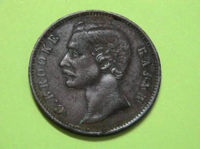 1 Cent Rajah C. Brooke Sarawak 1870 [Kod : A5108]