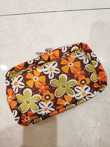 Floral Cosmetic Bag Pouch Organizer