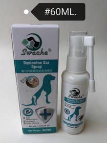 Swache Dyclonine Ear Spray 60ml Cat Dog Kucing
