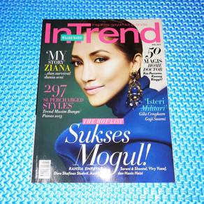 Majalah InTrend Apr 2013 Ziana Zain Cover
