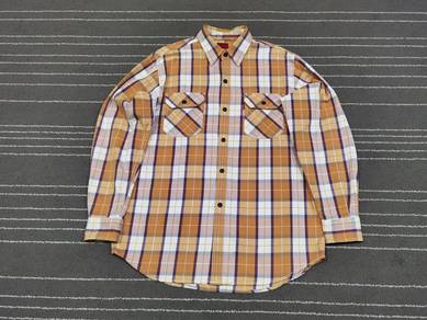 Levis red tab flannel button up  L 3489
