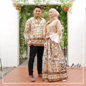 Shafiya Couple batik baju kurung top + dress