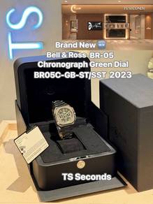 Bell & Ross BR 05 Chronograph Green Dial Steel