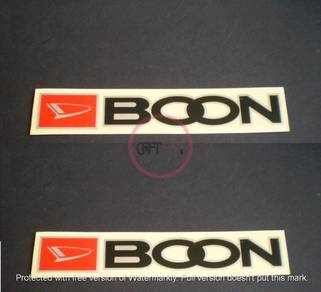 CFS342 2pcs Daihatsu Boon Luminas Stiker Sticker V
