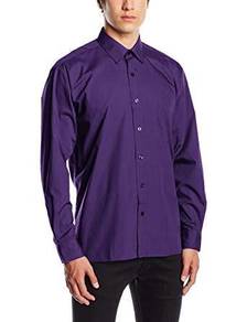 0530 Purple Classic Formal Long-Sleeved Shirt