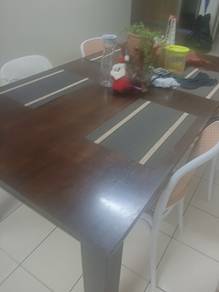 wooden dining table 6 seater 