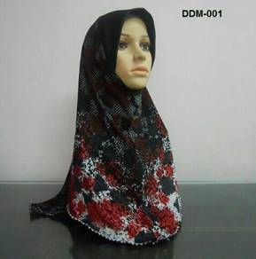 Tudung Denim Digital ( Size M)