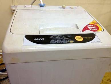 Auto Mesin Basuh Top Recon Washing Machine Sanyo