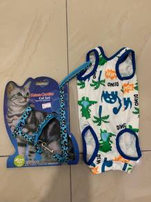 Cat leash, cloth, litter box stainless steel