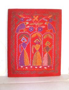 Embroidered Picture Swedish Folk Art