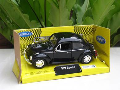 Welly (11cm) VW Volkswagen Beetle (Hard top)