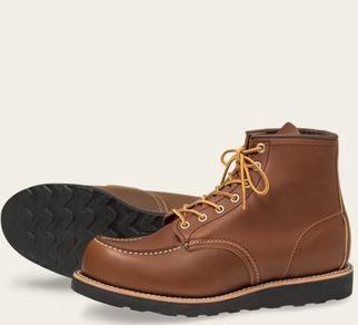 Work Boot Red Wing 6In Classi Mc Velva Retan 8852