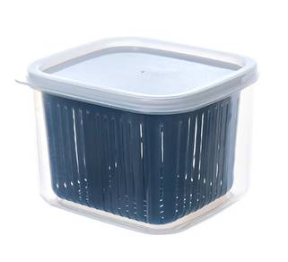 Set-of-2 Dual Compartment Cut Storage