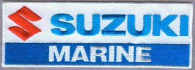 Suzuki Marine Fishing Outboards Motor Badge Patch