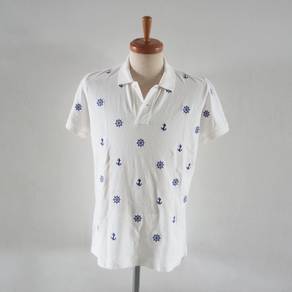 Ralph Lauren Anchor & Wheel's Embroidered Polo Tee